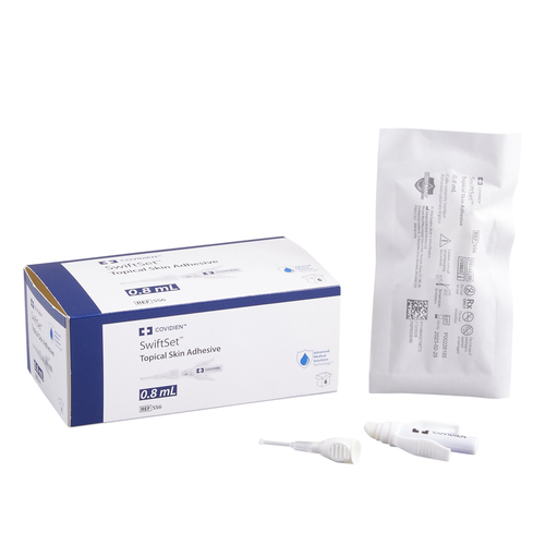 MON880468EA - Medtronic - Medtronic Skin Adhesive SwiftSet&trade; 0.8 mL Liquid Precision and Dome Applicator Tip n-Butyl-2 Cyanoacrylate