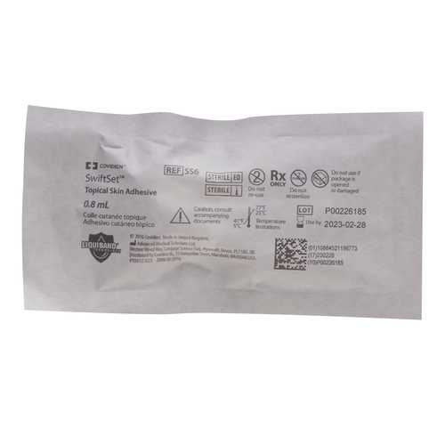 MON880468EA - Medtronic - Medtronic Skin Adhesive SwiftSet&trade; 0.8 mL Liquid Precision and Dome Applicator Tip n-Butyl-2 Cyanoacrylate