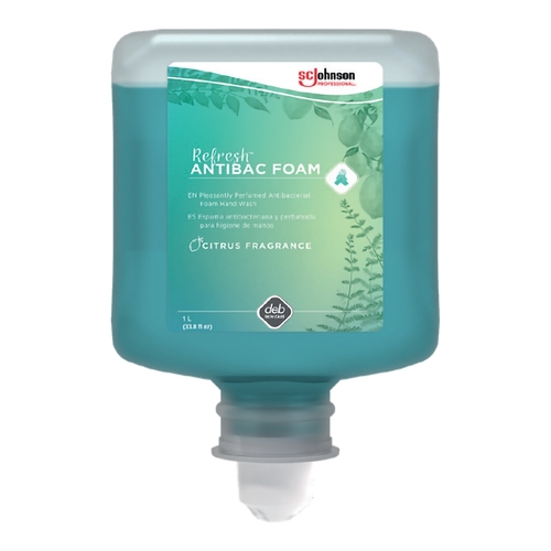 MON881221CS - SC Johnson Professional - SC Johnson Professional Antibacterial Soap Refresh AntiBac Foam Foaming 1,000 mL Dispenser Refill Bottle Citrus Scent, 6 EA/CS