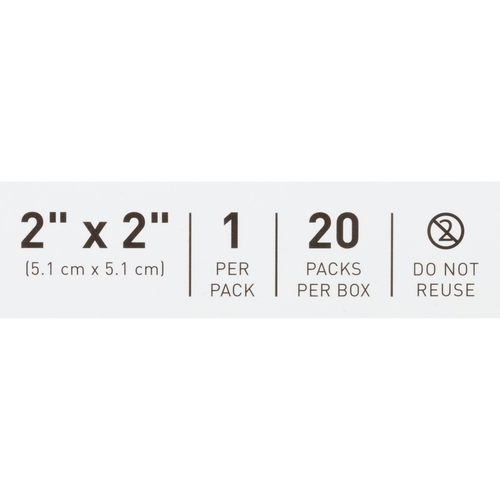 MON882980CS - McKesson - McKesson Hydrocolloid Dressing 2" x 2" Square Sterile, 400 EA/CS