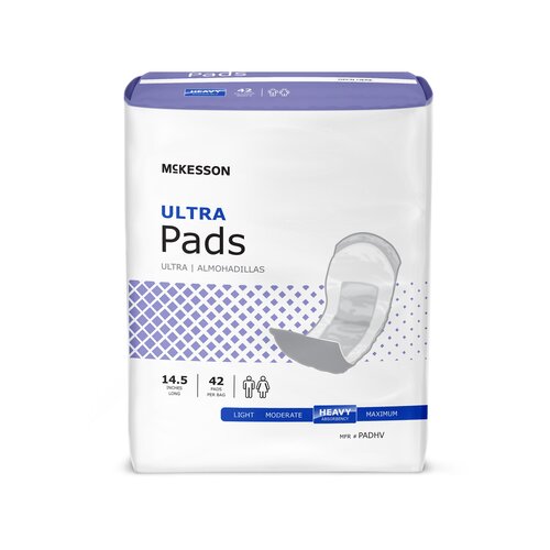 MON884157CS - McKesson - McKesson Ultra Heavy Absorbency Pads & Liners, 14.5", 168/CS