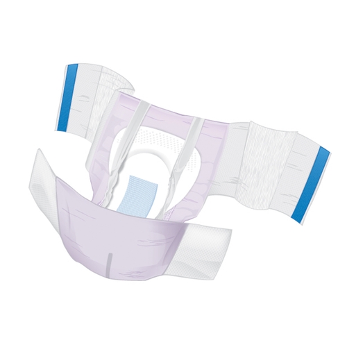 MON884170CS - McKesson - McKesson Ultra Plus Stretch Heavy Absorbency Briefs, Medium, 80/CS