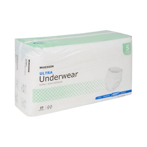 MON884175CS - McKesson - McKesson Ultra Heavy Absorbency Underwear, Small, 88/CS