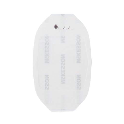 MON886408CS - McKesson - McKesson Transparent Film Dressing Framed Octagon 2-3/8" x 2-3/4" Sterile, 400 EA/CS