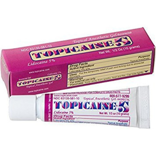 MON887530EA - Esba Labs - Topical Pain Relief Topicaine 5% Strength Lidocaine Topical Gel 10 Gram, 1/EA