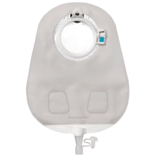 MON891248BX - Coloplast - Urostomy Pouch SenSura&reg; Mio Click Two-Piece System Maxi Length Flat 50 mm Stoma Drainable 10 per Box