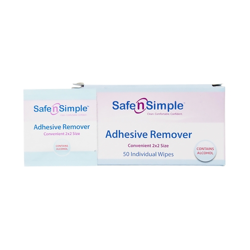 MON895484BX - Safe N Simple - Safe N Simple Adhesive Remover Wipe, 50/BX
