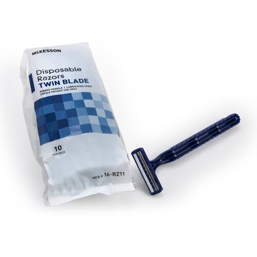 MON899539CS - McKesson - McKesson Razor Twin Blade Disposable, 720 EA/CS