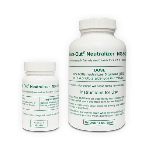 MON902702CS - Civco Medical Instruments - OPA / Glutaraldehyde Neutralizer Glute-Out RTU Powder 10 oz. Bottle Single Use, 12/CS
