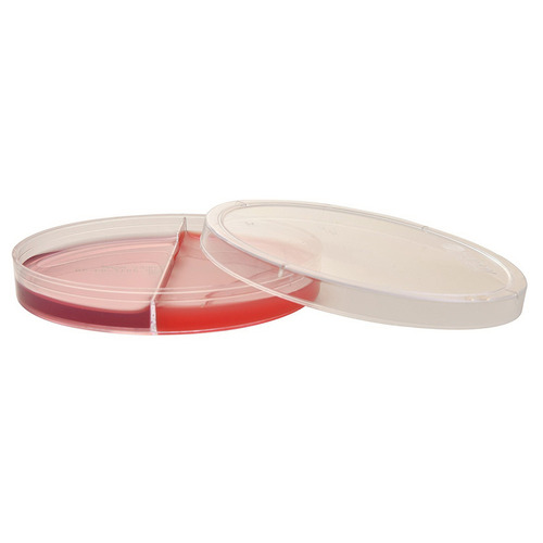 MON914512BX - Hardy Diagnostics - Prepared Media Blood Agar / MacConkey Biplate Red / Crimson Bi-Plate Format, 10/BX