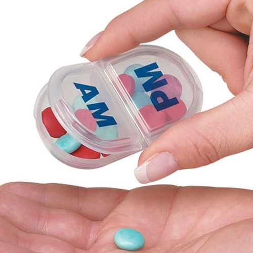 MON927199EA - Apothecary Products - Pill Organizer EZY Dose&reg; Pocket-Size 1 Day 2 Dose