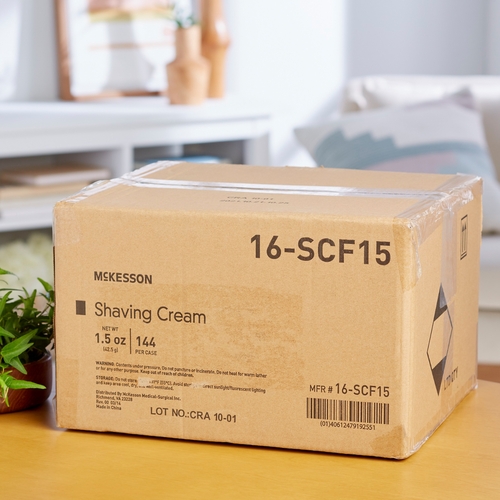 MON928324CS - McKesson - McKesson Shaving Cream 1.5 oz. Aerosol Can, 144 EA/CS