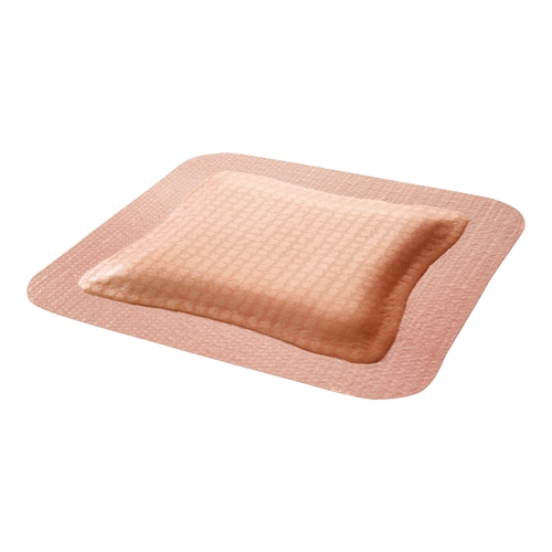 MON928447CS - Smith & Nephew - Silicone Foam Dressing Allevyn Gentle Border 3 x 3&quot; Square Silicone Gel Adhesive with Border Sterile, 40 EA/CS