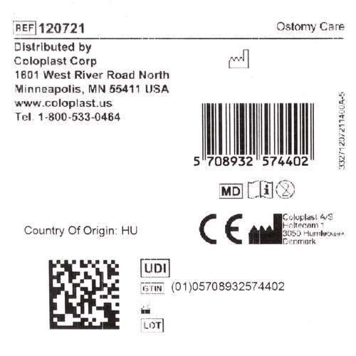 MON931146EA - Coloplast - Coloplast Barrier Strip Brava&reg; Y-Shape, Elastic