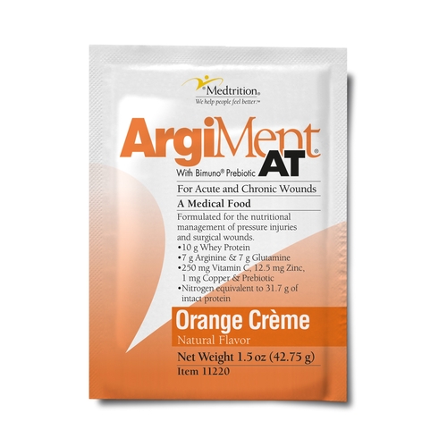 MON937736CS - National Nutrition - National Nutrition Wound Care ArgiMent AT&reg; Orange Creme 42.75 g, 60EA/CS