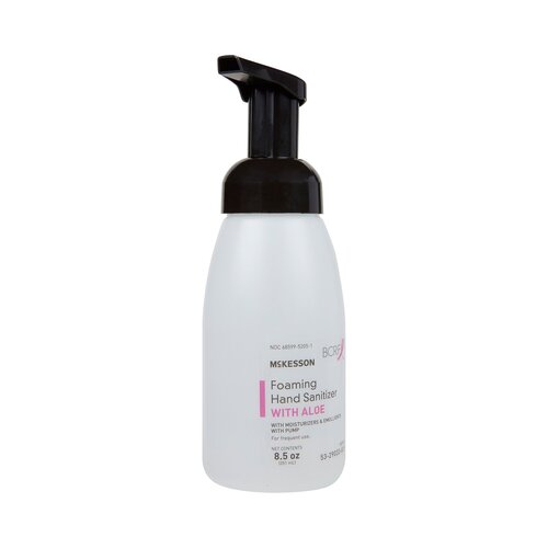 MON937917EA - McKesson - McKesson Hand Sanitizer with Aloe 8.5 oz. Ethanol Foam Pump Bottle