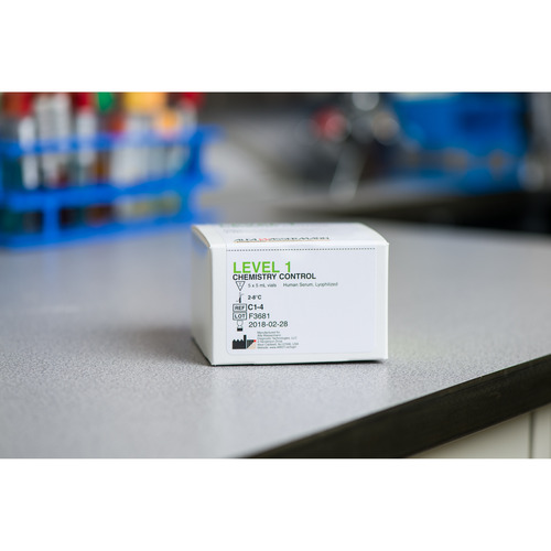MON940475BX - Alfa Wassermann - General Chemistry Control QC1 Normal Level 5 X 5 mL, 1/BX