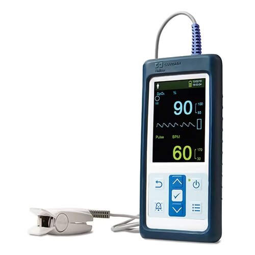 MON941909EA - Cardinal Health - Handheld Pulse Oximeter Nellcor PM10N Battery Operated Audible and Visual Alarm