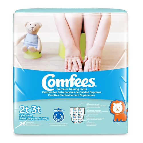 MON944455CS - Attends - Attends Pants Train Boys 2T-3T 26/BG 6BG/CS Attnds, 156 EA/CS