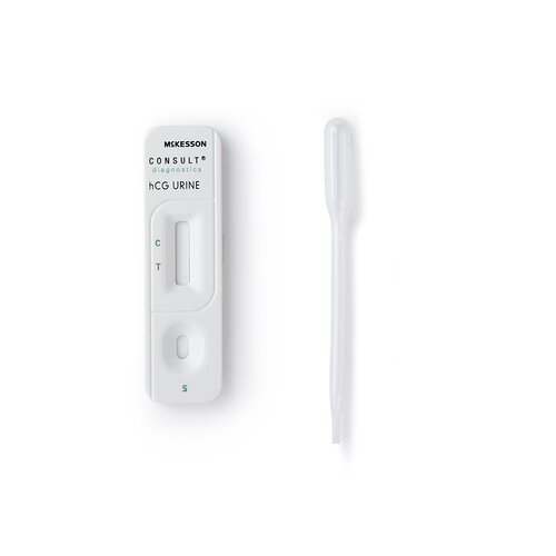 MON949871KT - McKesson - Rapid Diagnostic Test Kit McKesson Consult One-Step hCG Pregnancy Test Urine Sample CLIA Waived 25 Tests