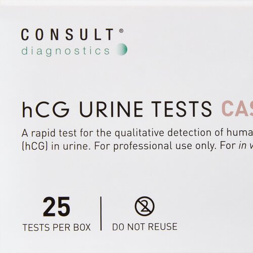 MON949871KT - McKesson - Rapid Diagnostic Test Kit McKesson Consult One-Step hCG Pregnancy Test Urine Sample CLIA Waived 25 Tests