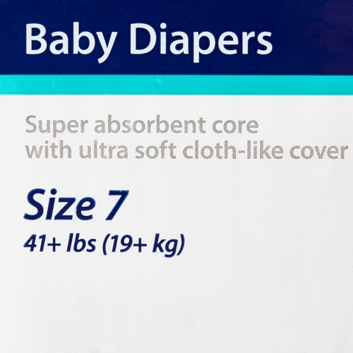 MON951645CS - Cardinal Health - Cardinal Health Curity&trade; Baby Diapers - Size 7