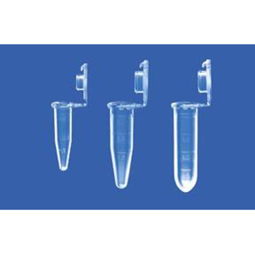 MON952570CS - Fisher Scientific - Eppendorf&reg; Safe-Lock&reg; Microcentrifuge Tube Round Bottom Plain 11 X 42 mm 2 mL Assorted Colors Snap Cap Polypropylene Tube, 500/CS
