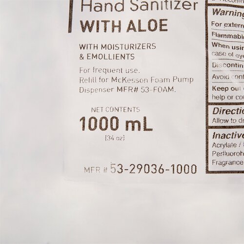 MON957986CS - McKesson - McKesson Hand Sanitizer with Aloe, 4 EA/CS