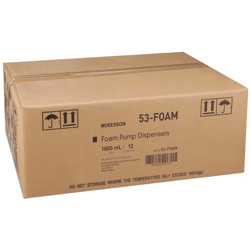 MON957992CS - McKesson - McKesson Foam Dispenser Wall Mount 1000 mL, 12 EA/CS