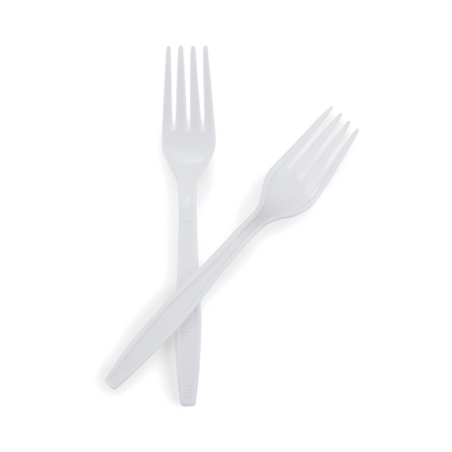 MON959242CS - McKesson - Fork General Purpose White Polypropylene, 1000 EA/CS