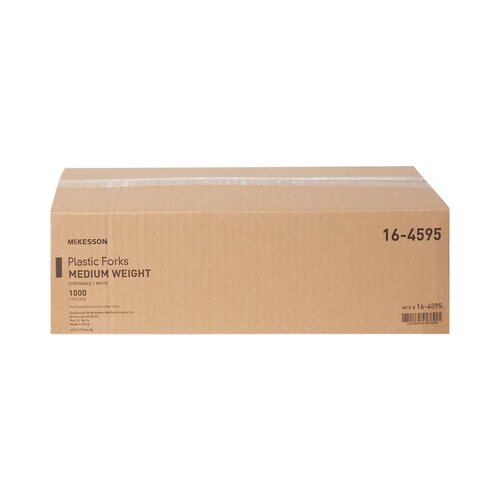 MON959243CS - McKesson - Fork General Purpose White Polypropylene, 1000 EA/CS