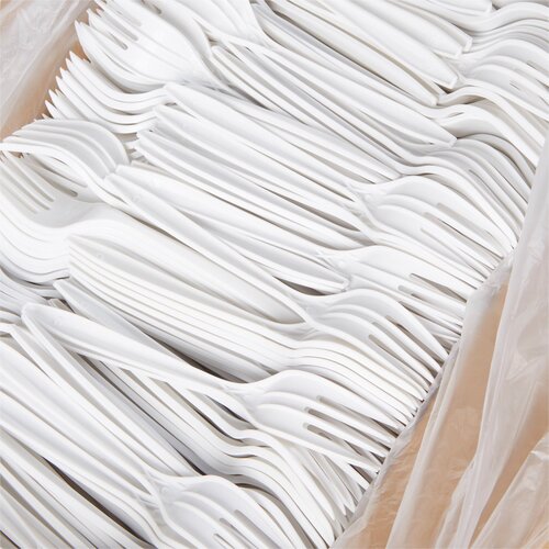 MON959243CS - McKesson - Fork General Purpose White Polypropylene, 1000 EA/CS