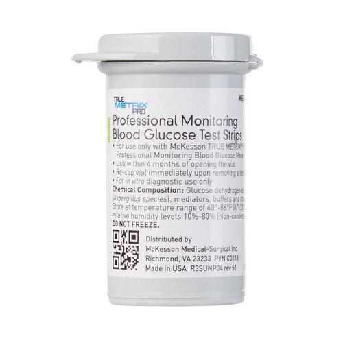 MON960298CS - McKesson - McKesson Blood Glucose Test Strips McKesson TRUE METRIX&reg; PRO 50 Test Strips Per Box