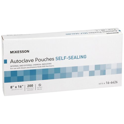 MON960946CS - McKesson - McKesson Pch Self Seal Econ 8X16 200EA/BX 5Bx/CS Mck Brand, 1000 EA/CS