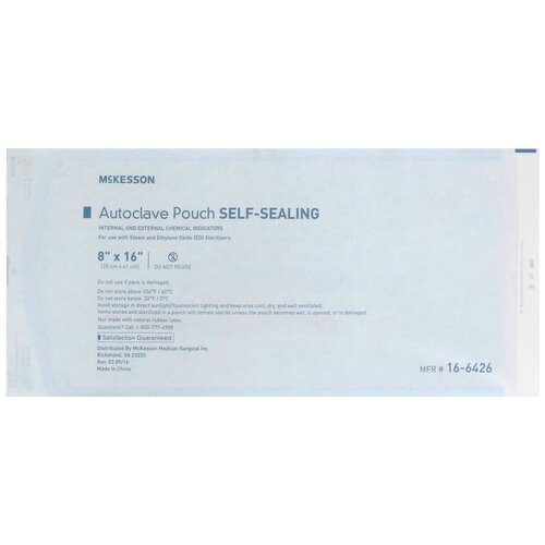 MON960946CS - McKesson - McKesson Pch Self Seal Econ 8X16 200EA/BX 5Bx/CS Mck Brand, 1000 EA/CS