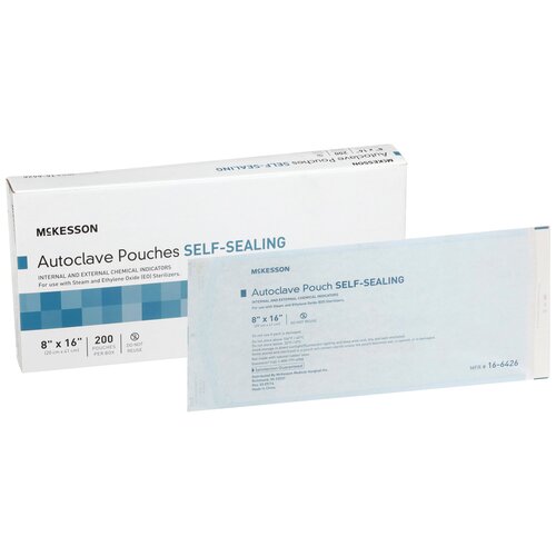 MON960946CS - McKesson - McKesson Pch Self Seal Econ 8X16 200EA/BX 5Bx/CS Mck Brand, 1000 EA/CS