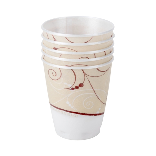 MON972569CS - Solo - Solo Drinking Cup Trophy Plus 8 oz. Symphony Print Paper Disposable, 1000 EA/CS