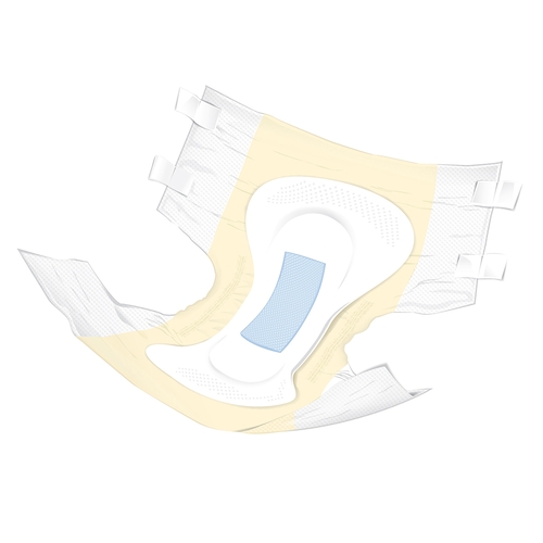 MON973141CS - McKesson - McKesson Incontinent Brief Lite Tab Closure X-Large Disposable Light Absorbency, 60 EA/CS