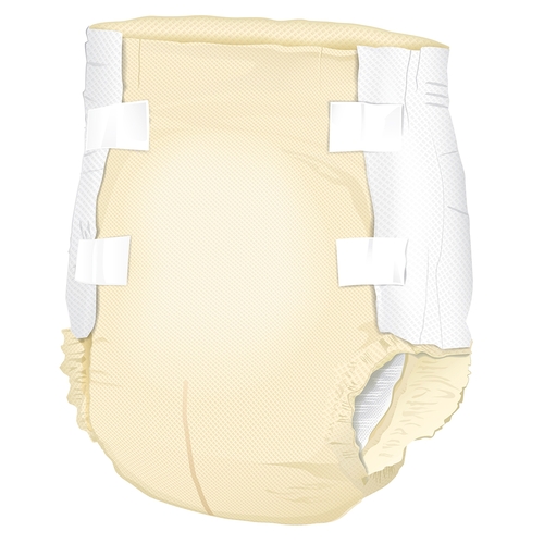 MON973141CS - McKesson - McKesson Incontinent Brief Lite Tab Closure X-Large Disposable Light Absorbency, 60 EA/CS