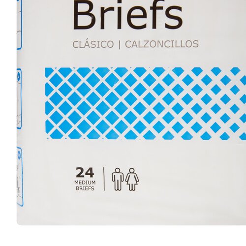 MON973142CS - McKesson - McKesson Incontinent Brief Lite Tab Closure Medium Disposable Light Absorbency, 96 EA/CS