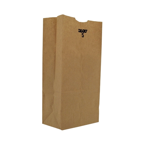 Duro 4 lb. Brown Paper Bag - 500/Bundle