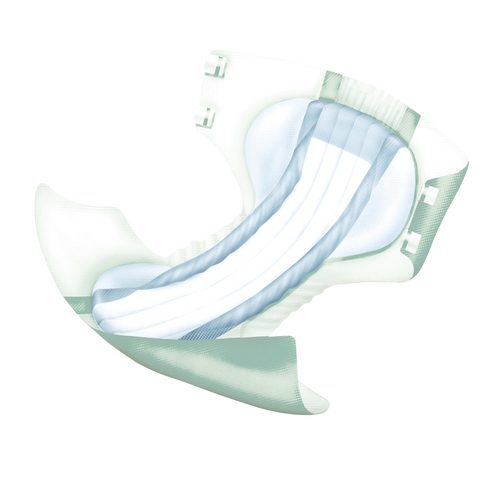 MON977713CS - Abena - Adult Incontinent Brief Abena&reg; Delta-Form Tab Closure Large Disposable Heavy Absorbency