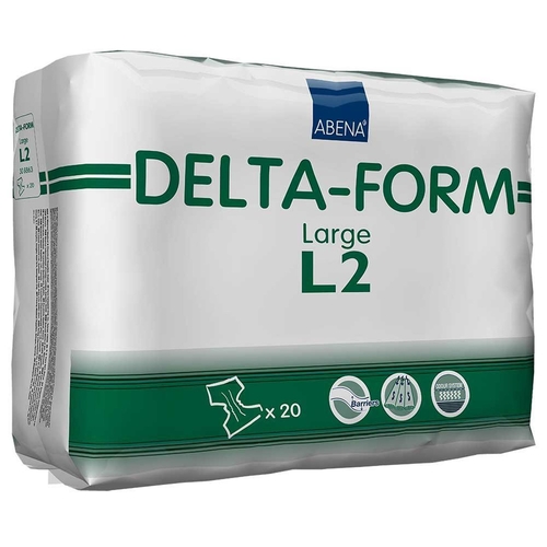 MON977713CS - Abena - Adult Incontinent Brief Abena&reg; Delta-Form Tab Closure Large Disposable Heavy Absorbency