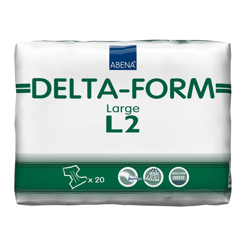 MON977713CS - Abena - Adult Incontinent Brief Abena&reg; Delta-Form Tab Closure Large Disposable Heavy Absorbency