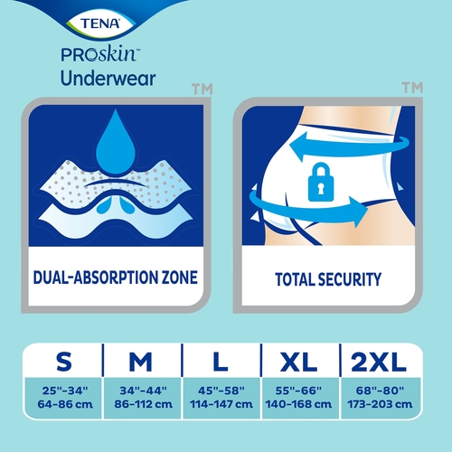 TENA® Extra Protective Incontinence Underwear, Extra Absorbency
