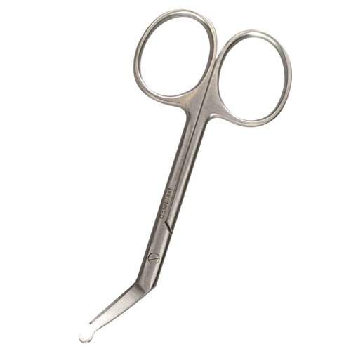 MON979131EA - Coloplast - Coloplast Ostomy Scissors Coloplast Finger Ring Handle Curved Blunt Tip / Blunt Tip, 1/EA