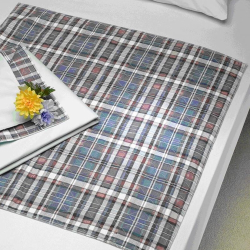 MON983312EA - Beck's Classic - Beck's Classic Underpad Plaidbex 36" x 48" Reusable Polyester / Rayon Moderate Absorbency