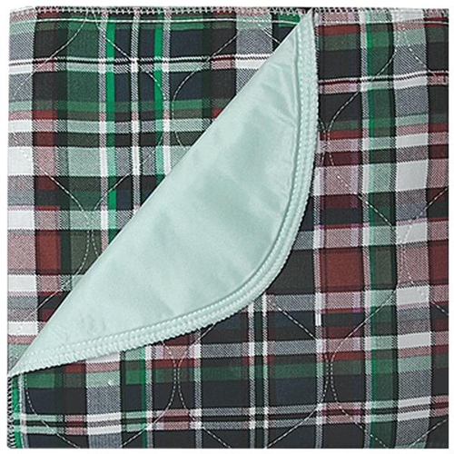MON983312EA - Beck's Classic - Beck's Classic Underpad Plaidbex 36" x 48" Reusable Polyester / Rayon Moderate Absorbency