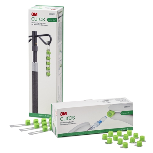 MON987070BX - 3M - 3M Curos&trade; Jet&trade; Disinfecting Port Protectors, 250/BX