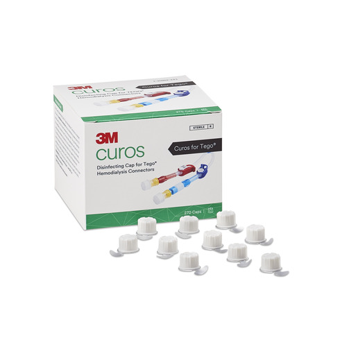 MON987072CS - 3M - 3M Curos&trade; for Tego&reg; Disinfecting Port Protectors, 270/BX, 8BX/CS